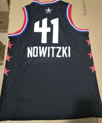 41 Nowitzki 2019 All star game jersey black